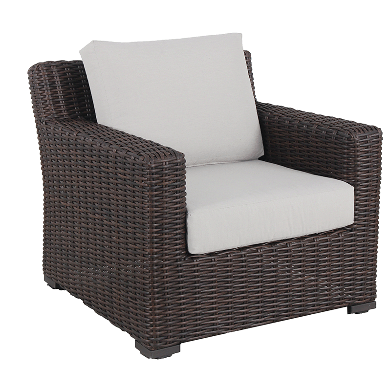 Cossette Lounge Chair (Espresso / Canvas)