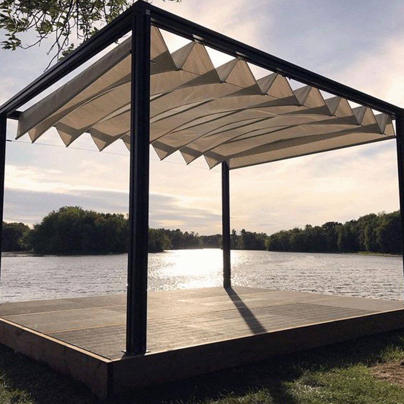 Discontinued 10 x 12 ft ModuLounge Pergola with Sunbrella Material
