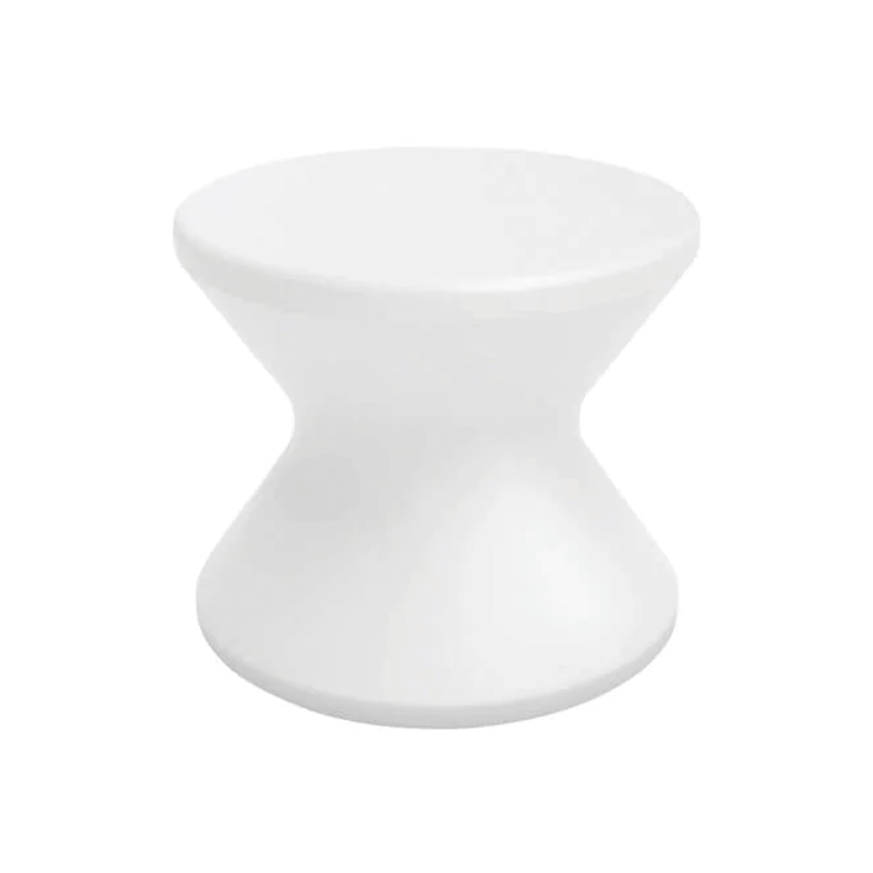 Ledge Lounger Signature Standard Side Table Without Umbrella Hole (White)