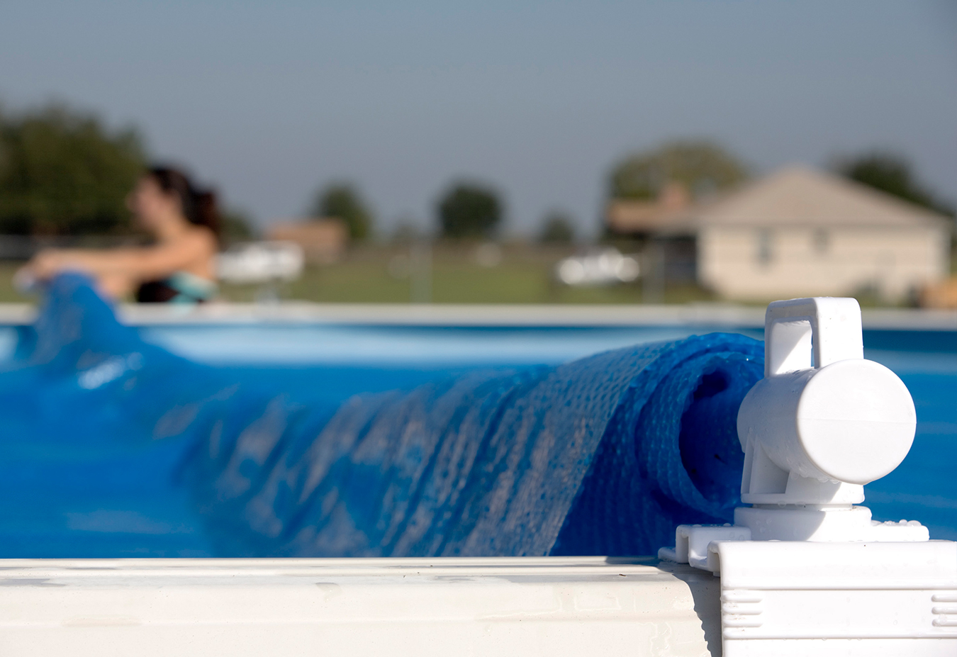 Tidal Wave Above Ground Solar Reel with 12 - 18 ft Tube Included