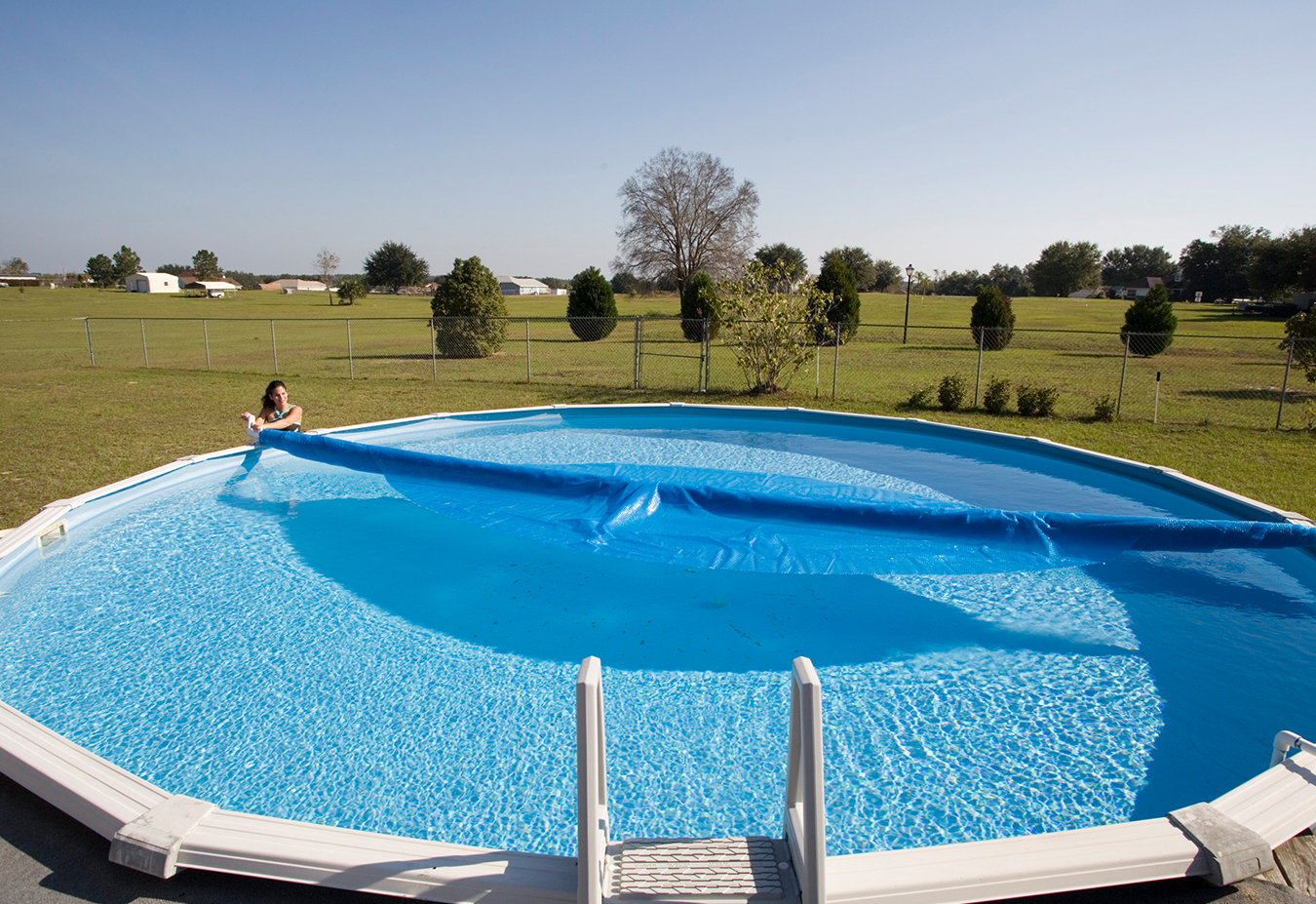 Tidal Wave Above Ground Solar Reel with 24 ft Tube Included