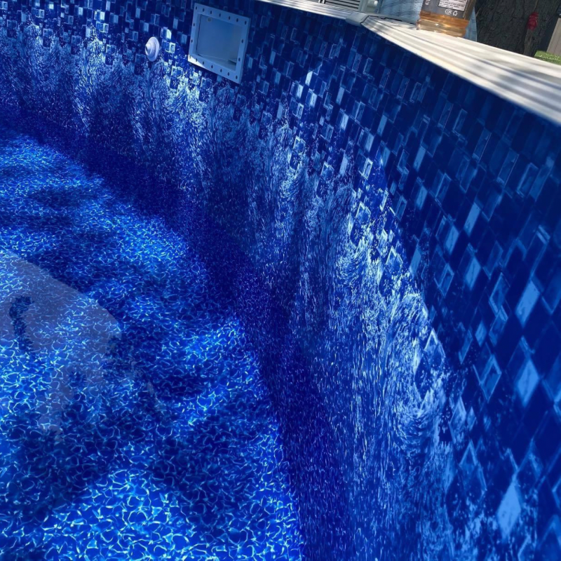 Toile à rabat Muskoka ronde de 12 pieds pour piscine d'une hauteur de 48, 52 ou 54 pouces