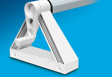 Enrouleur solaire pour piscine creusée GLI Cyclone avec tube de 20 pieds inclus