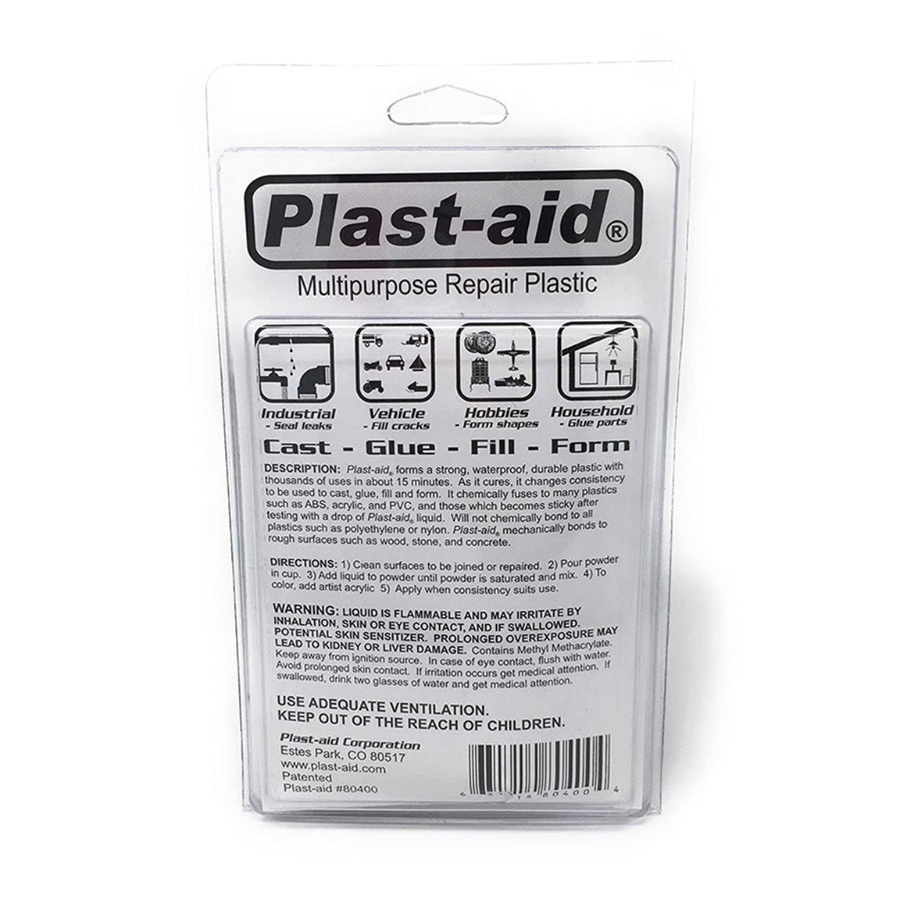 Plast-Aid Multipurpose Repair Plastic (6 Oz)