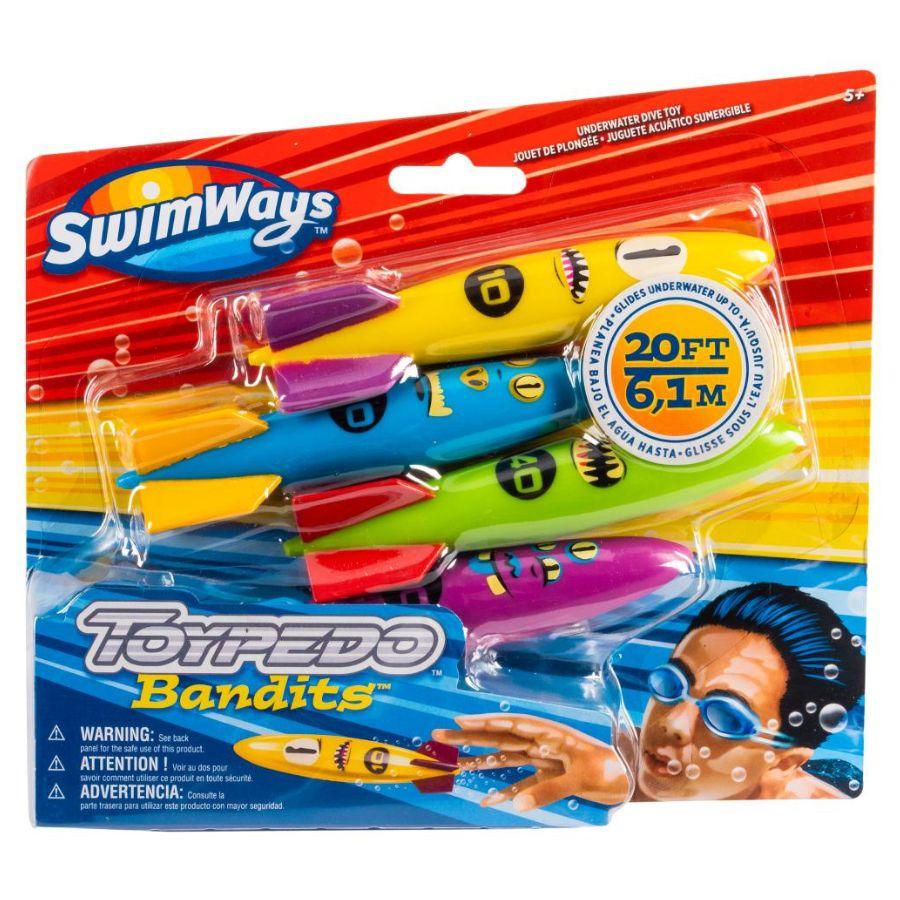 Discontinued Swimways Toypedo Bandits Dive Toy
