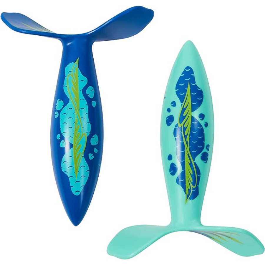 Discontinued Swimways Swirl Divers Kids Fish-Shaped Pool Diving Toy