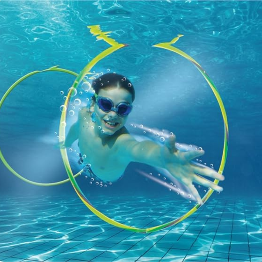 Prime Time Toys Diving Masters Torpedo Swim Hoops Set (Pack of 2)