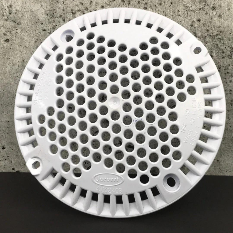 Carvin 43112804KA - White Drain Cover for Jacuzzi with Screws