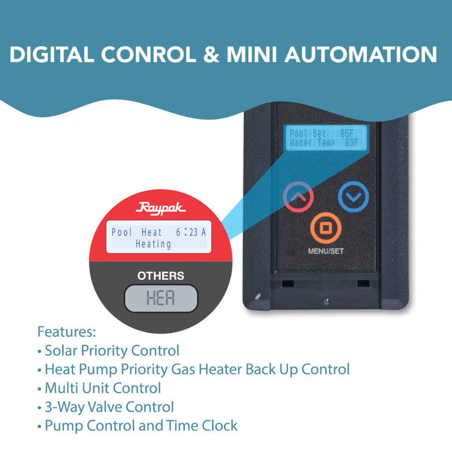 Discontinued Raypak 119,000 BTU Titanium Heat Pump