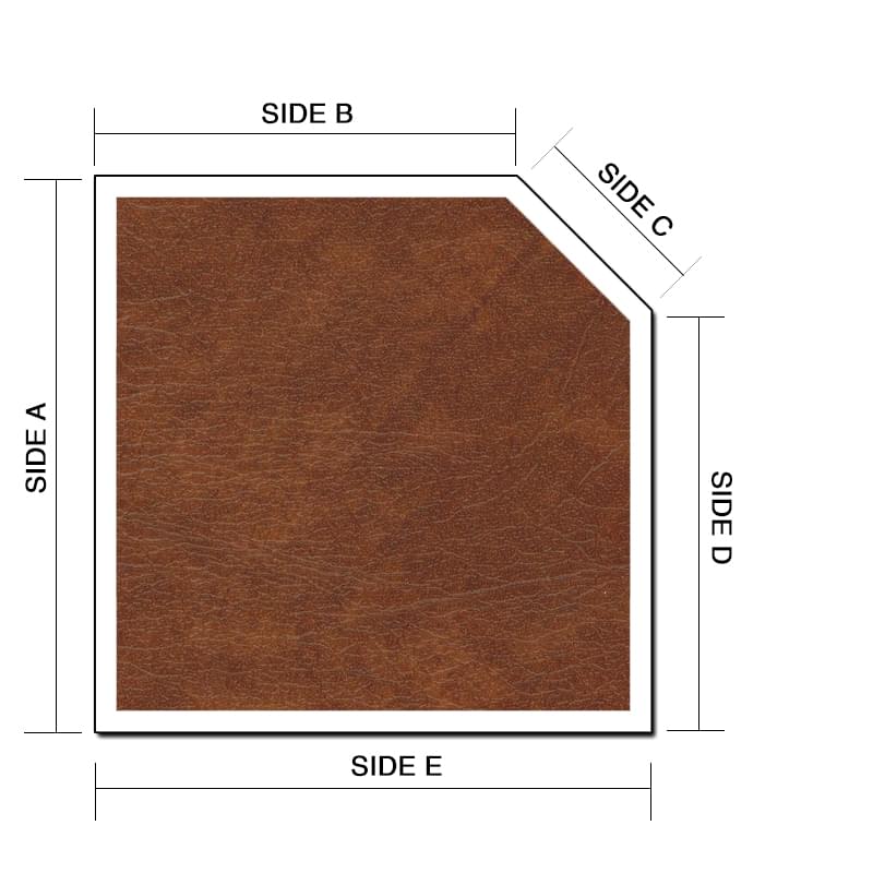 Supreme Left or Right Cut Corner Square or Rectangle Hot Tub Cover (5 - 4 Inch Taper)
