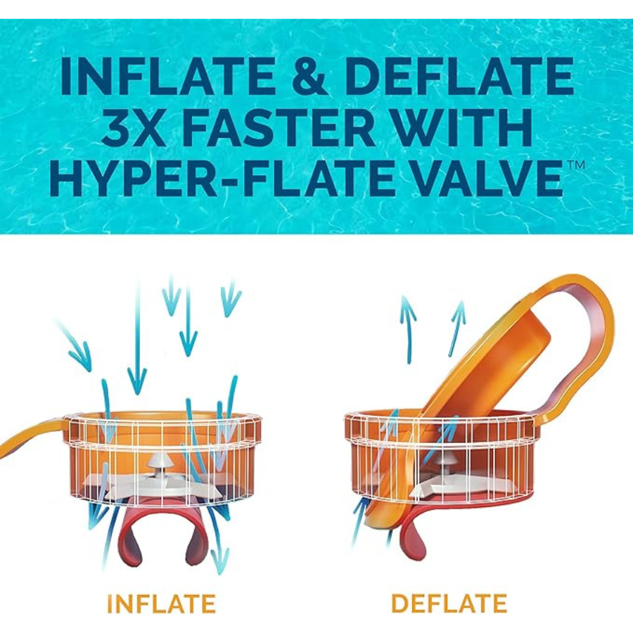 Swimways Spring Float Original Inflatable Pool Float Lounger - Aqua