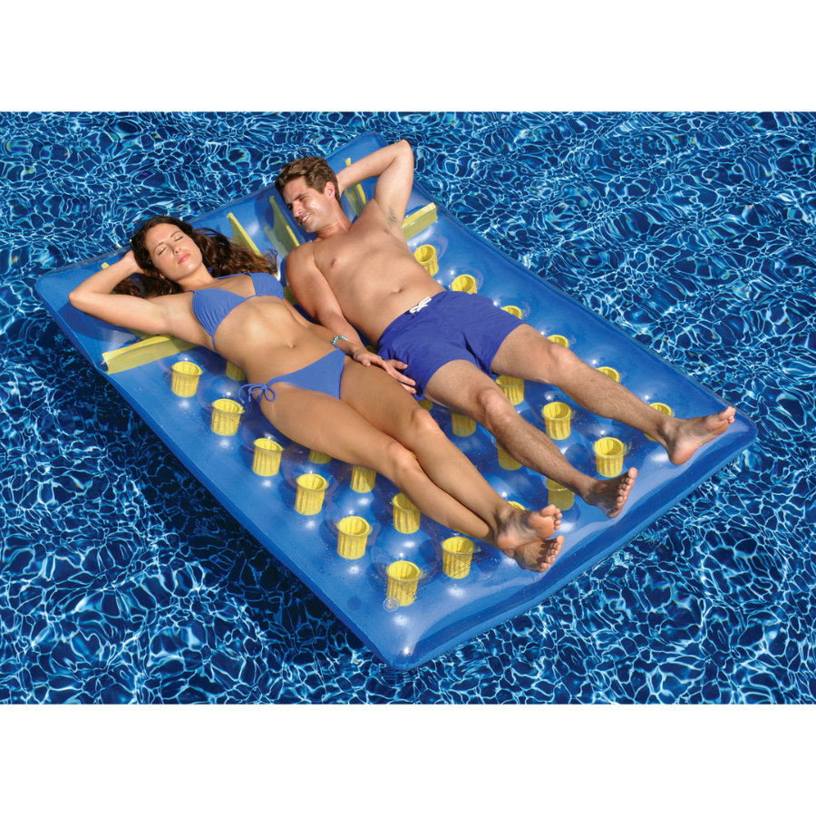 Dual Mattress Giant Ride On Pool Float