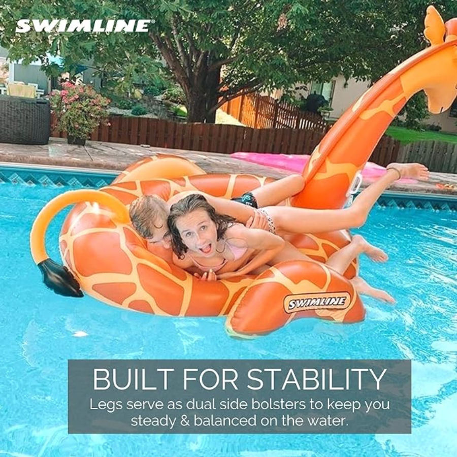 Giant Giraffe Ride-On Pool Float