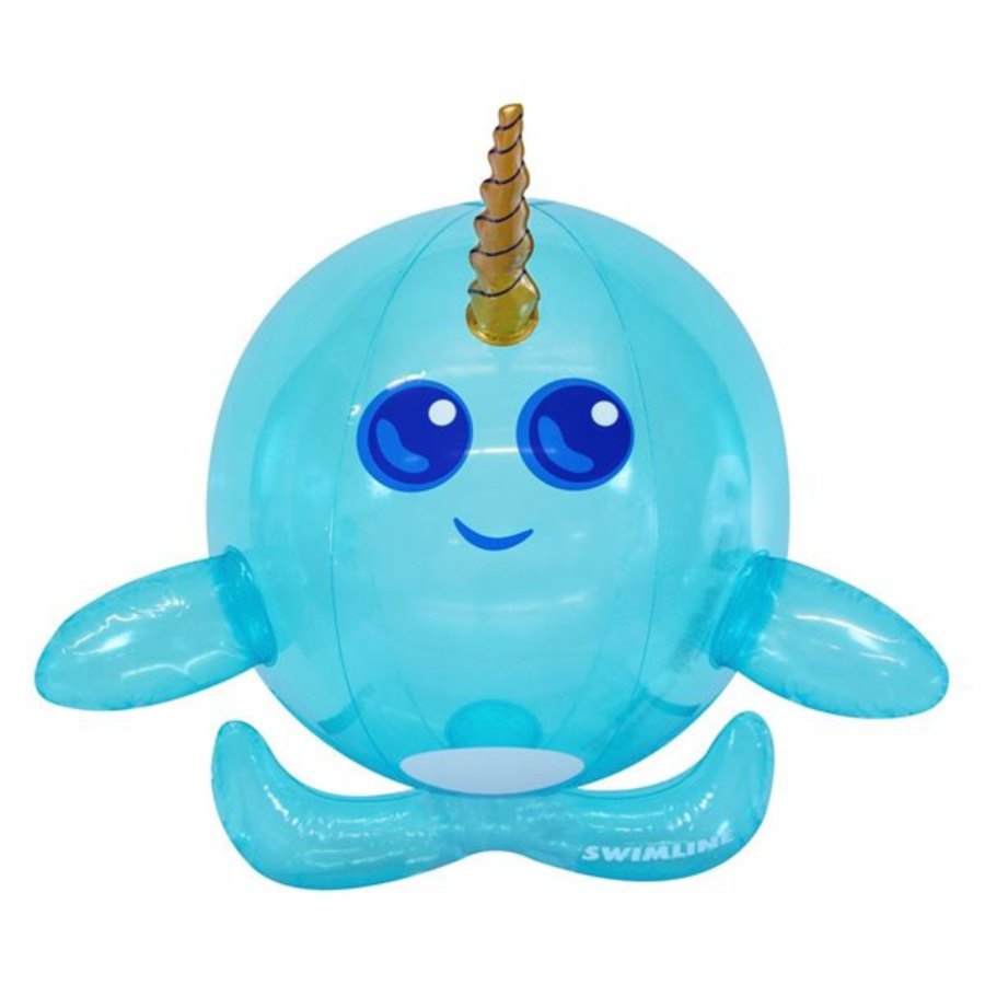Narwhal Inflatable Pool and Beach Ball