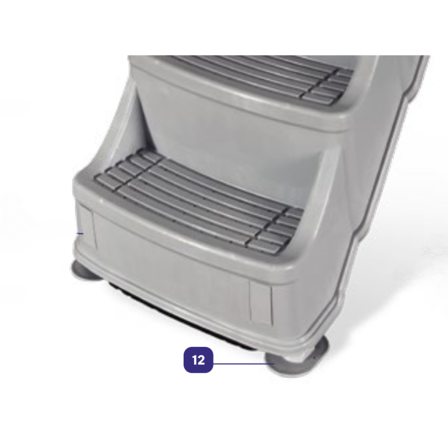 Olympic Set of 2 Swivel Pad Kits for Above Ground Drop In Steps