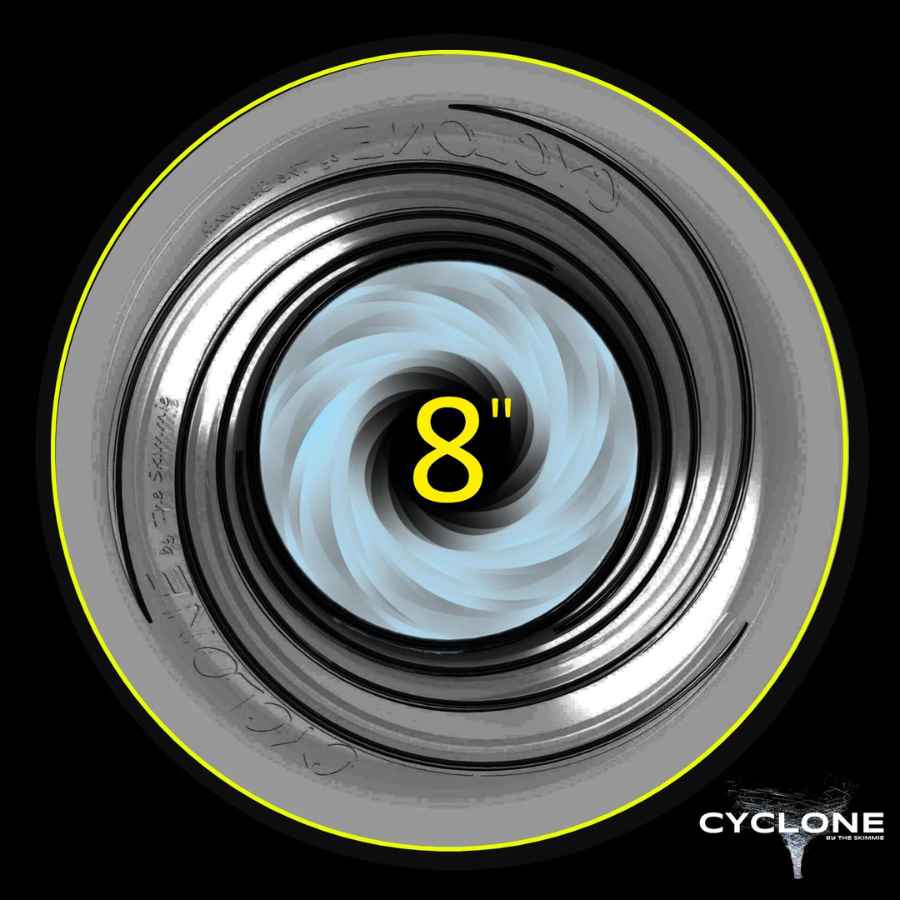 The Skimmie Cyclone 8 Inch - Turbo Charges Pool Skimmer Water Flow