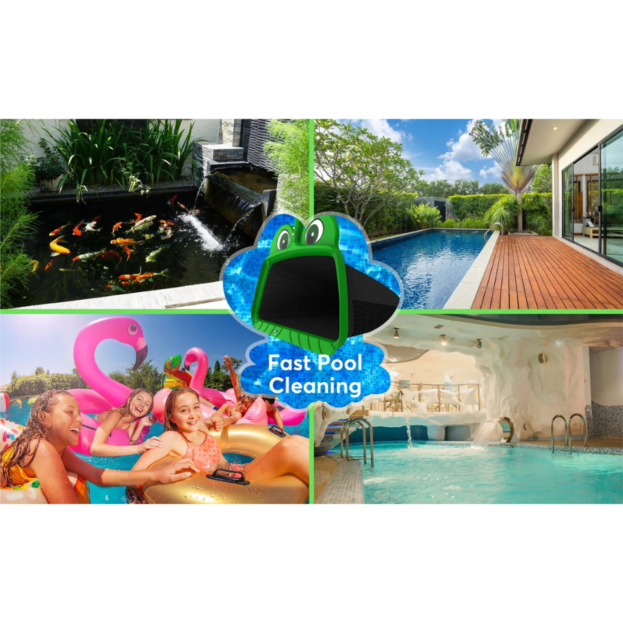 The Skimmie Mr. Frog Large Leaf Rake (20 Inch Wide Skimmer)