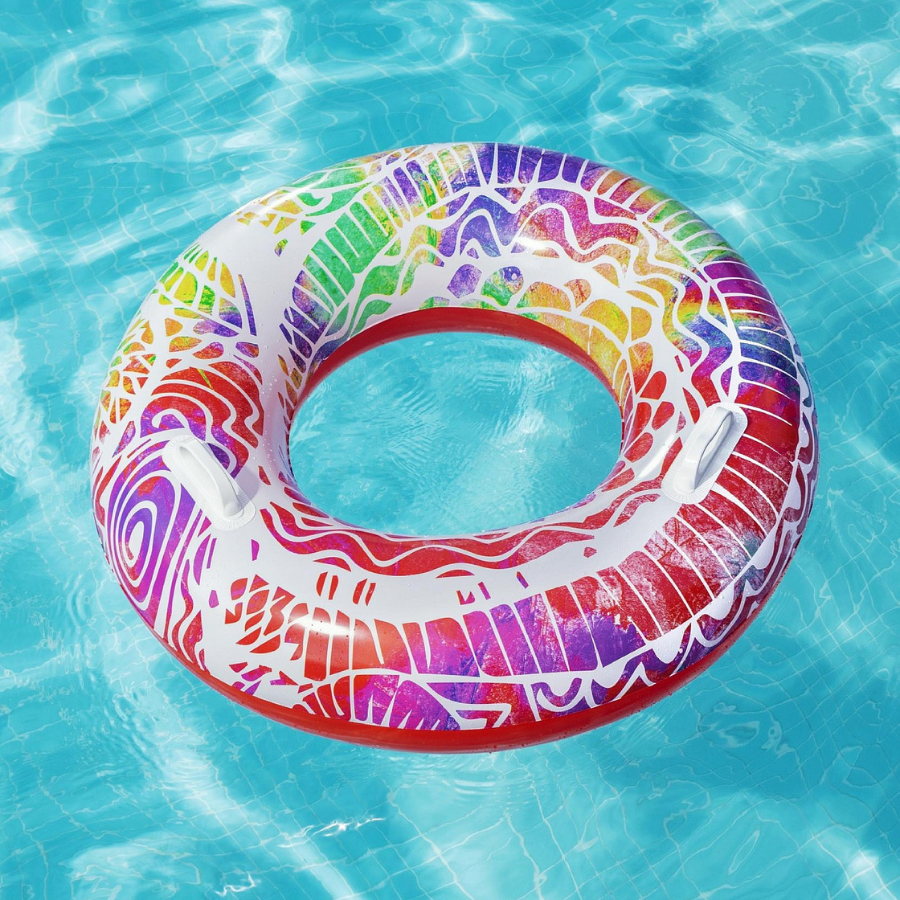 Anneau de natation d'été (rose)