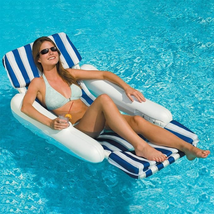 Chaise longue rembourrée flottante de luxe SunChaser