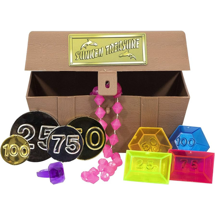 Jeu de chasse aux trésors submergé