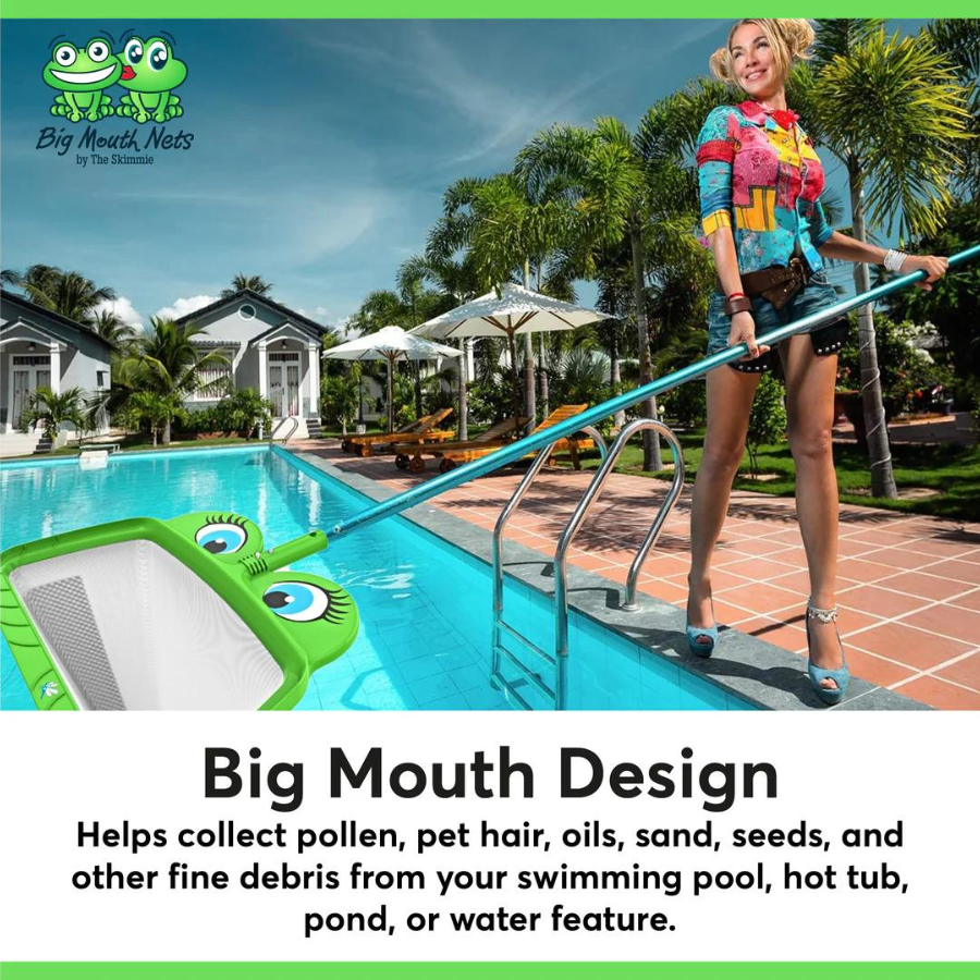 The Skimmie Ms. Frog Fine Mesh Net (20 Inch Wide Skimmer)