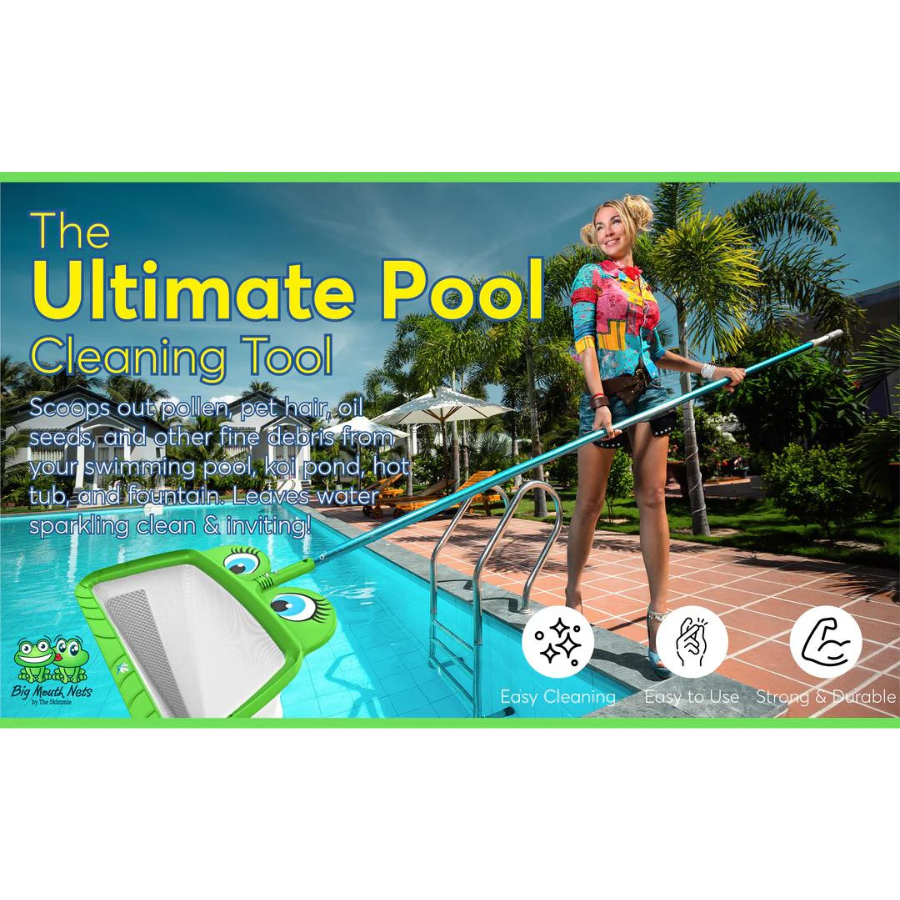 The Skimmie Ms. Frog Fine Mesh Net (20 Inch Wide Skimmer)