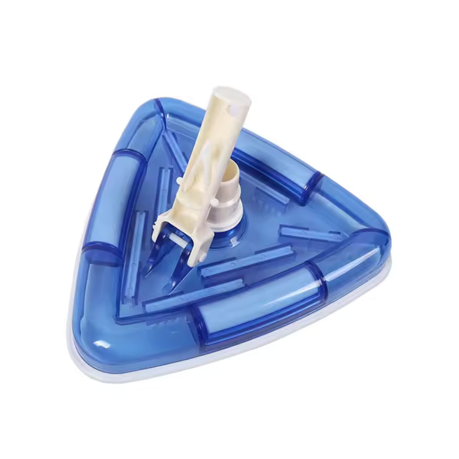 Tête d'aspirateur triangulaire avec adaptateur pivotant