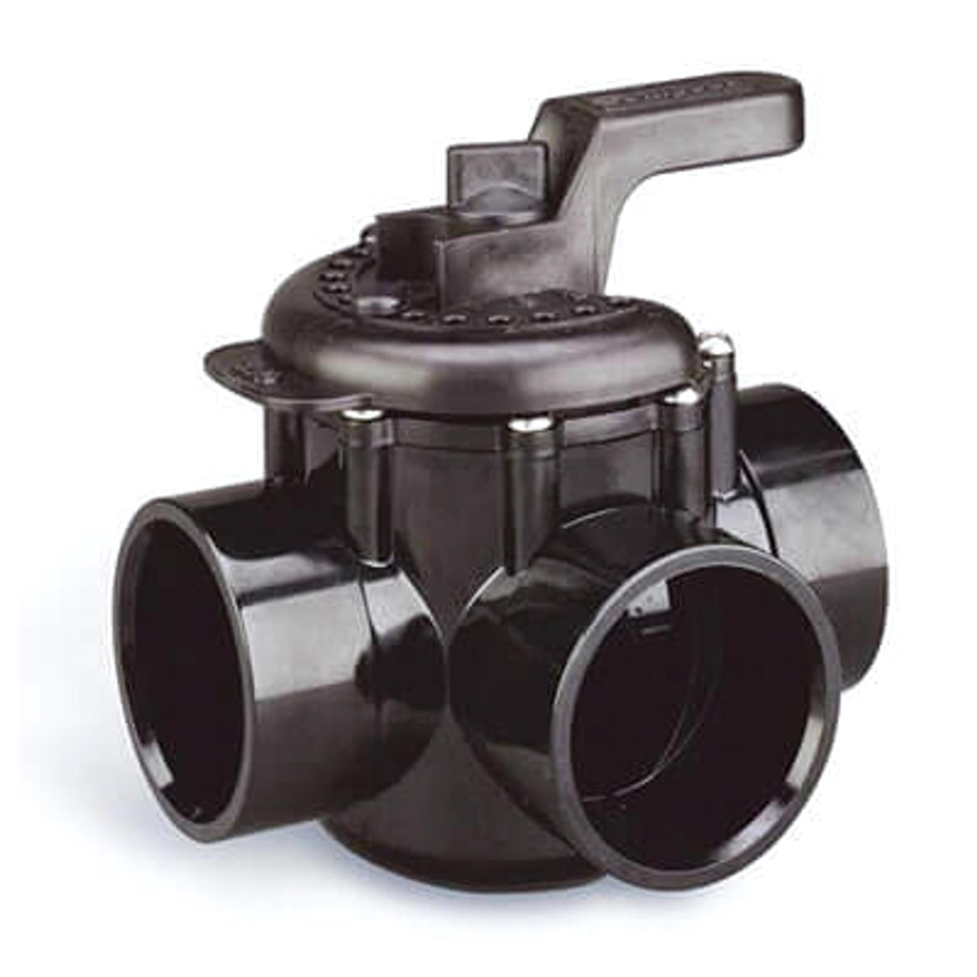 1.5 Inch 3-Way Valve - Slip x Slip x Slip