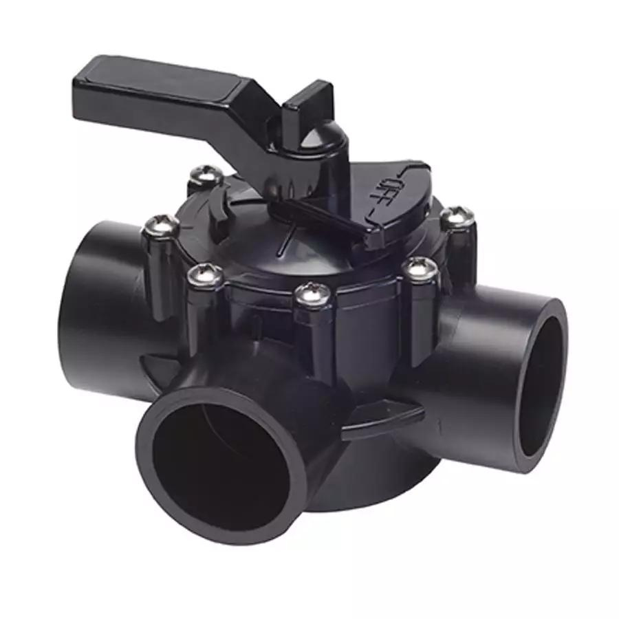 1.5 Inch 3-Way Valve - Slip x Slip x Slip