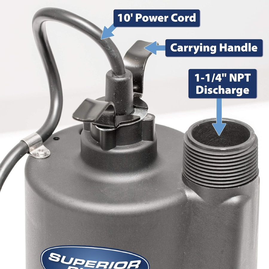 1/5 HP Submersible Utility Pump