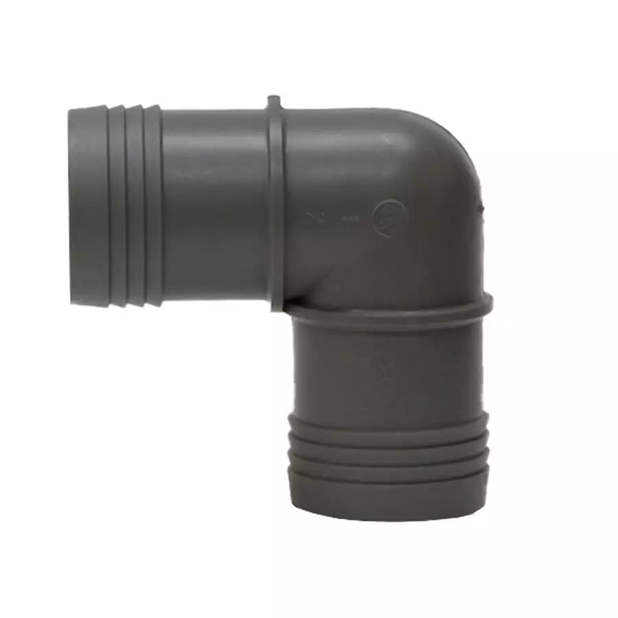 2 Inch PVC 90-Degree Hose Barb Elbow - Hose x Hose