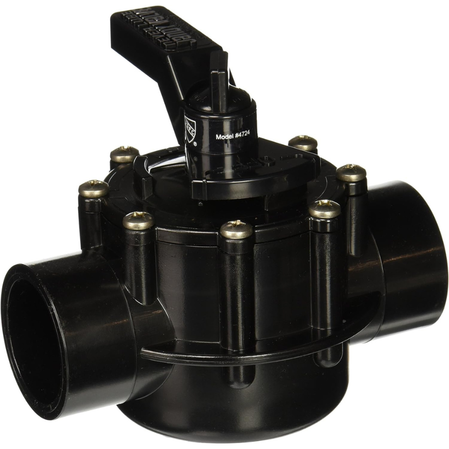 Jandy 2-Port NeverLube Positive Seal Valve - 1.5 Inch / 2 Inch Slip