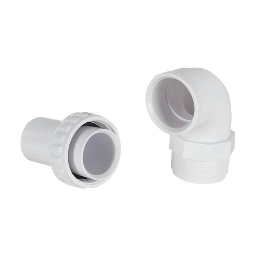 1.5 Inch Quick-Connect 90-Degree Elbow - Male International Pipe Thread x Spigot