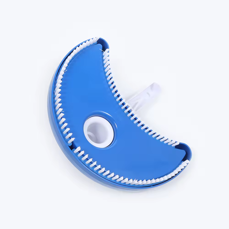 Tête d'aspirateur demi-lune lestée avec adaptateur pivotant