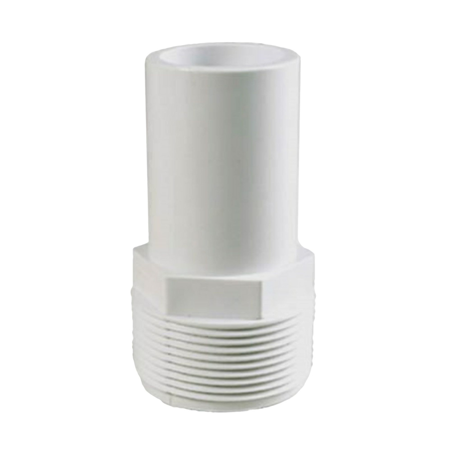 Adaptateur ABS 1,5 pouce fileté mâle / 1,5 pouce lisse