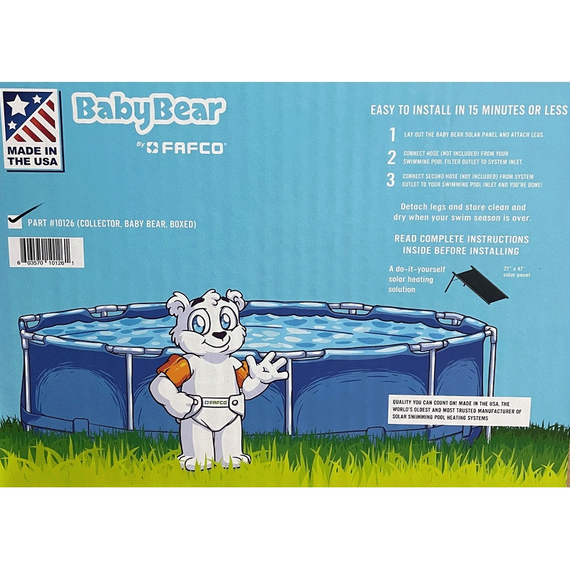 FAFCO Baby Bear Above Ground Solar Heater