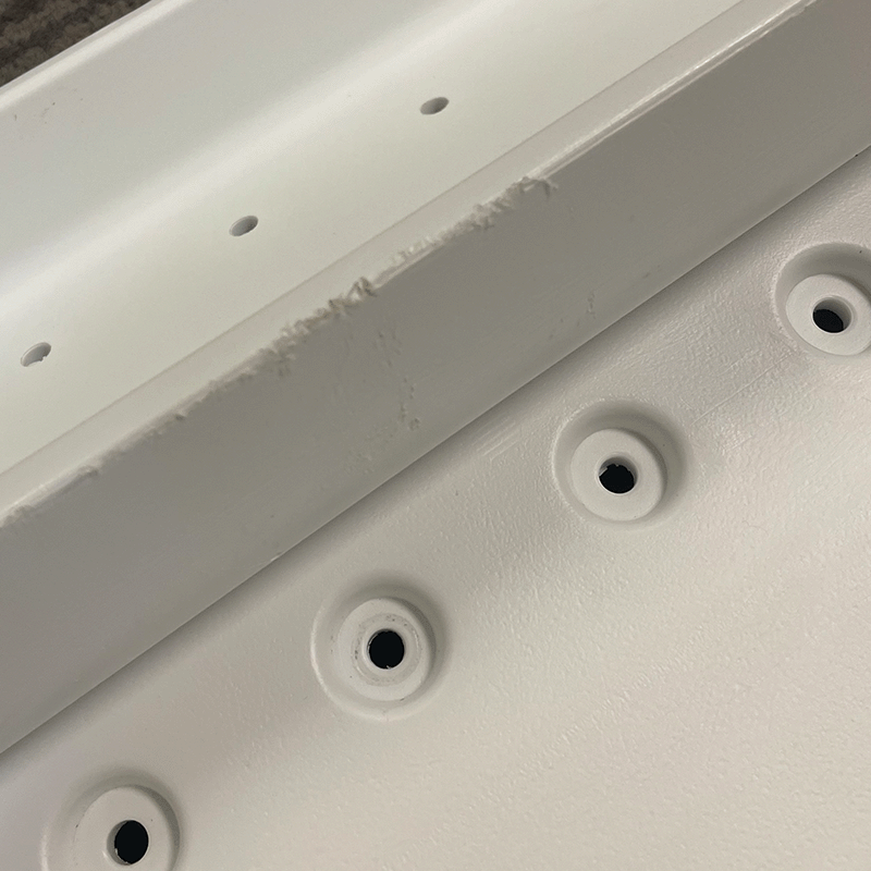 Boîte ouverte Échelle de 54 pouces à cadre en A pour piscine hors terre