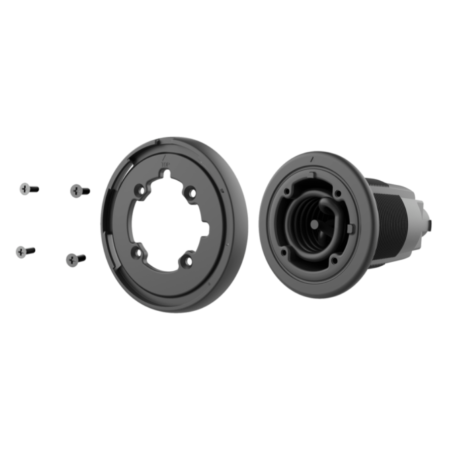 Argon Single Fibreglass Inground Pool Light Kit with Light, Niche and Bulb