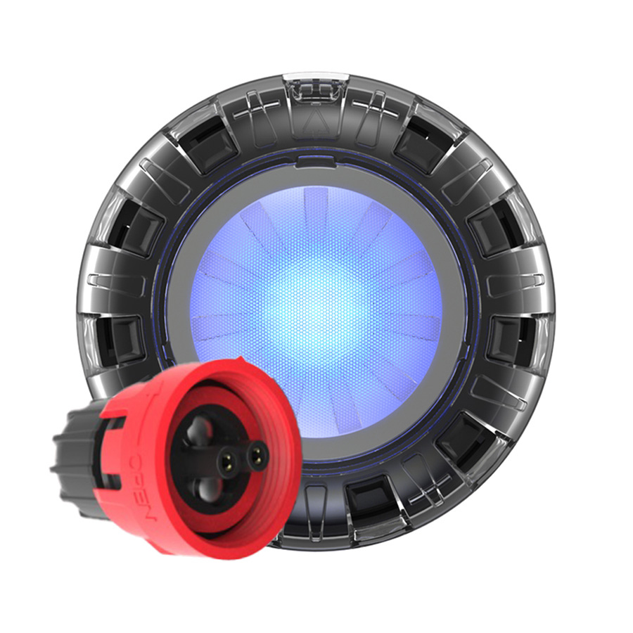 Argon Single Fibreglass Inground Pool Light Kit with Light, Niche and Bulb