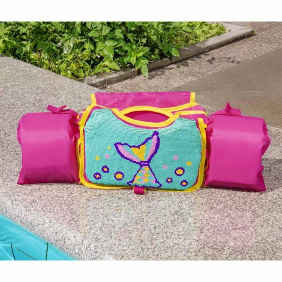 Bestway Flip N Reveal Sequin Swim Pals (Pink and Yellow)