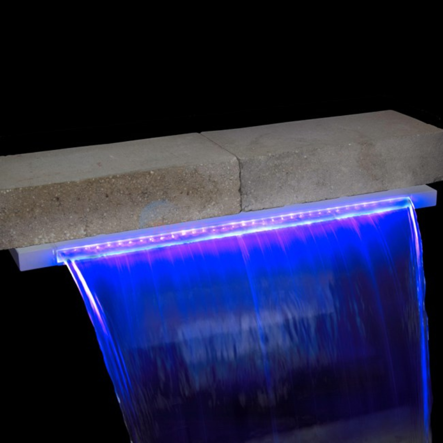 Hayward 24 Inch LED Waterfall with 6 Inch Lip (Waterfall Only)