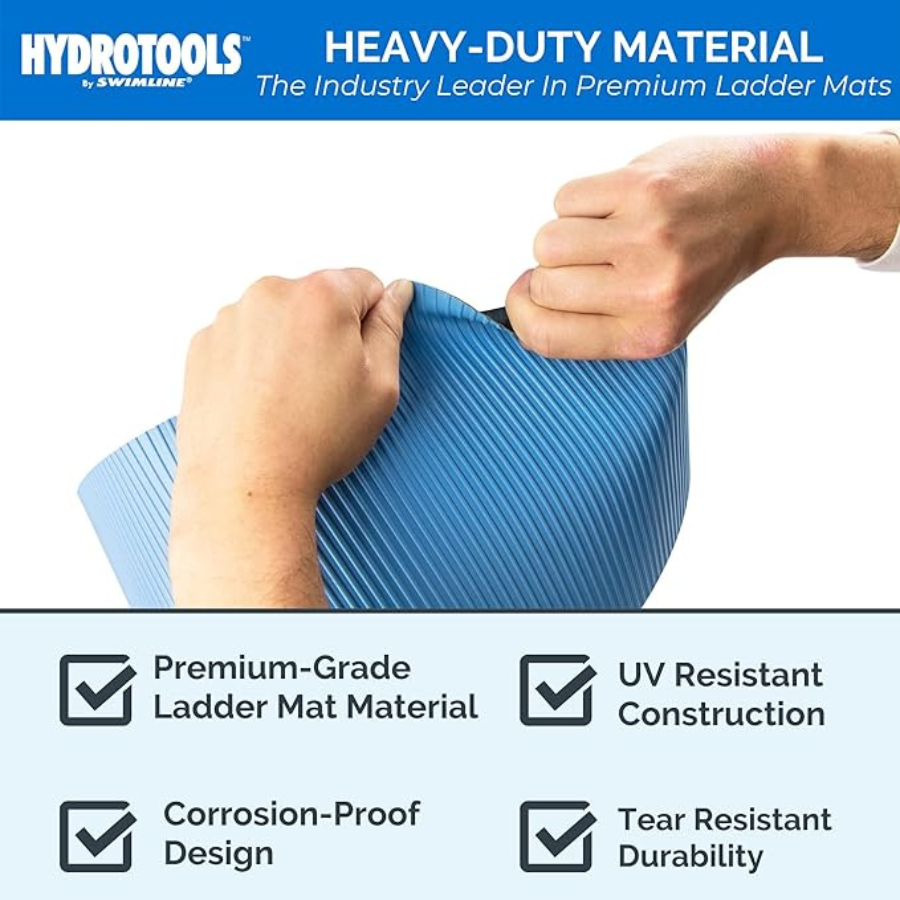 Tapis de protection pour échelle de piscine