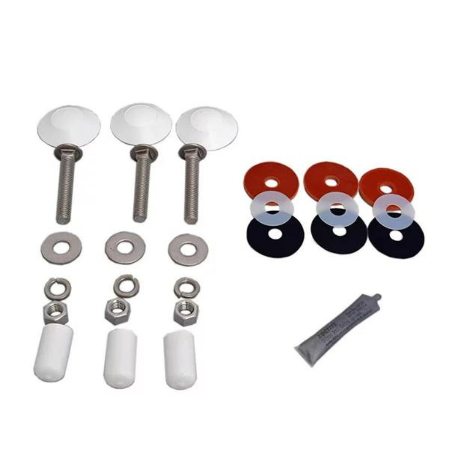 Ensemble complet de matériel pour panneaux Duro-Beam et Techni-Beam de marque Inter-Fab (acier inoxydable)