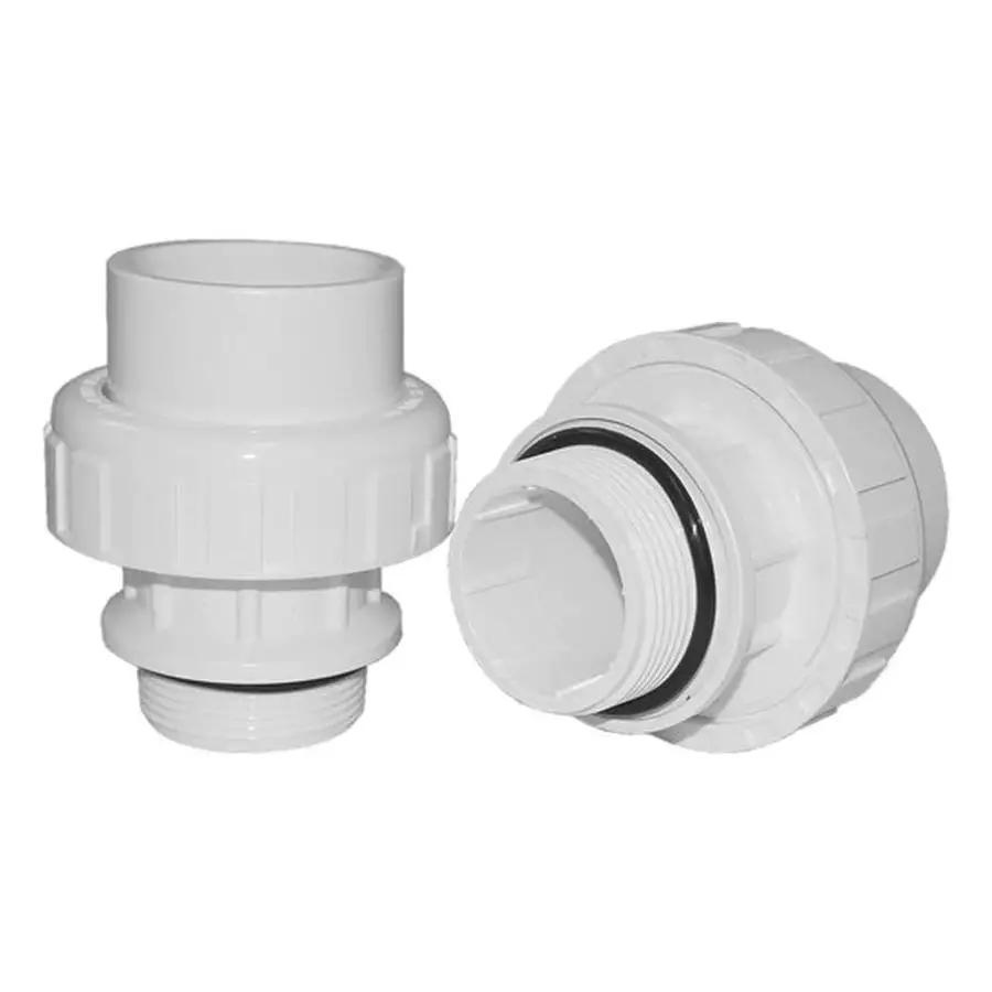 1.5 Inch PVC Union - Slip x Male International Pipe Thread with O-Ring