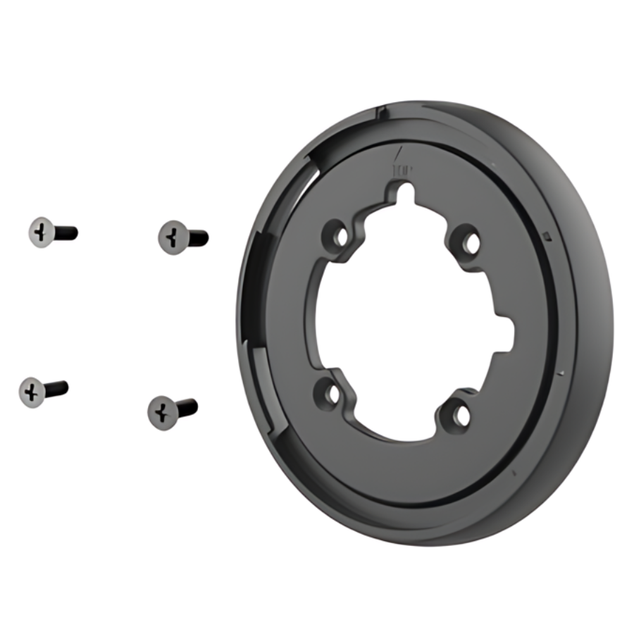 Anneau de serrage en vinyle pour lumières de piscine LED SPP Argon avec 4 fermoirs