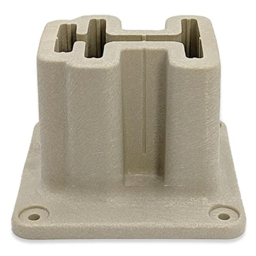 VinylWorks Single Deck Mount Flange - Light Grey