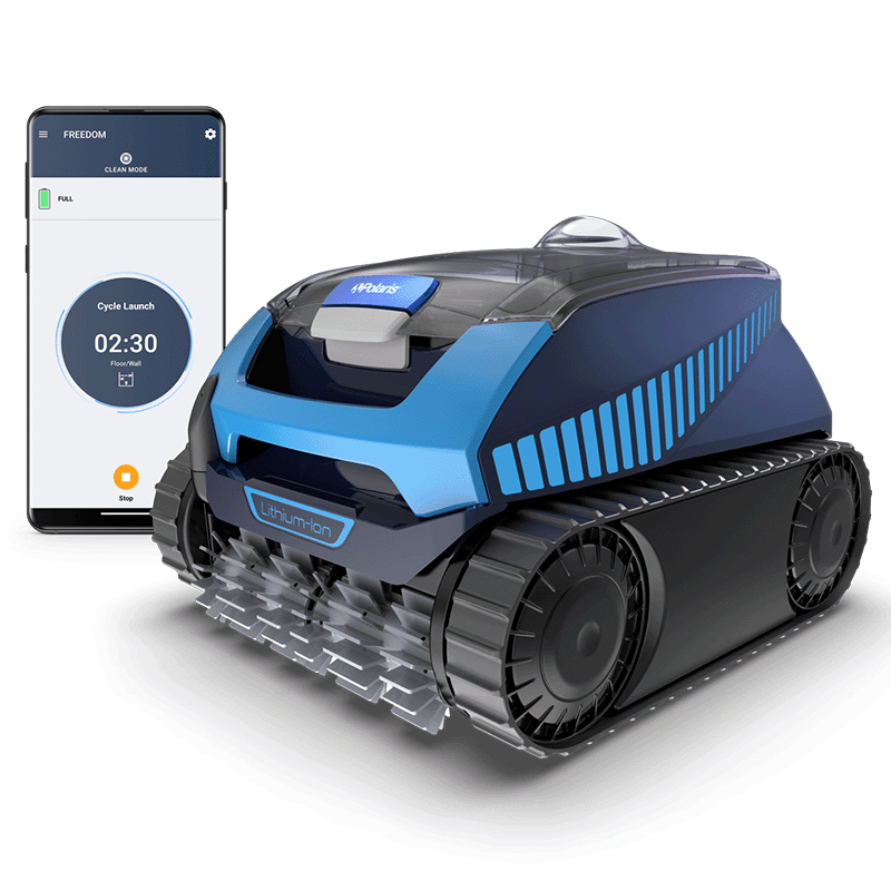 Open Box Polaris Freedom Cordless Inground Robotic Pool Cleaner with iAquaLink Connectivity (Used)