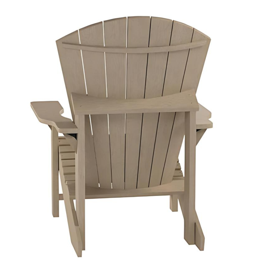 Chaise Adirondack en résine (beige)
