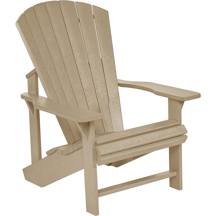Chaise Adirondack en résine (beige)