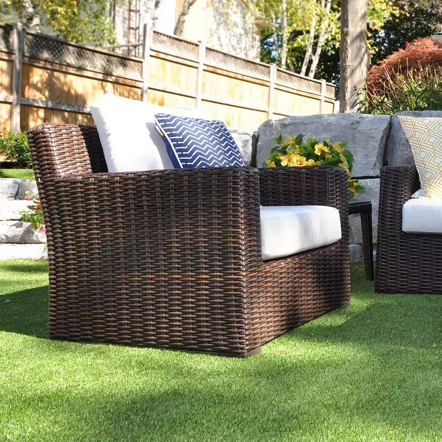 Cossette Lounge Chair (Espresso / Canvas)